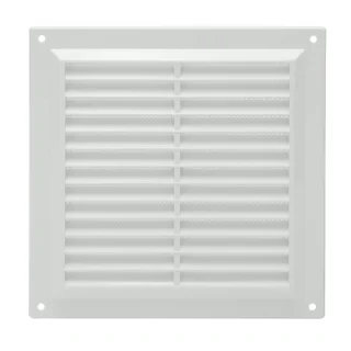 Rejilla Plastico Sobreponer Con Malla Posterior 20x20 cm.