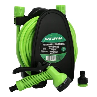 Portamangueras Pared 10 Metros Con Pistola