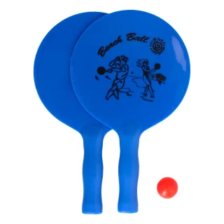 Raquetas Palas Playa Con Pelota Ø 22,5 cm. x 38,5 (Alt.) cm. Resistente Al Agua y Al Sol. Raqueta de Playa, Palas Playa.