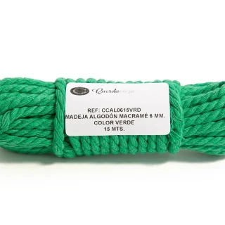 Madeja algodón macramé | Diámetro 4mm (Colores)