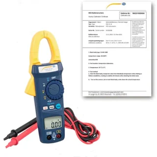 Pinza amperimétrica PCE-DC 41-ICA incl. certificado de calibración ISO