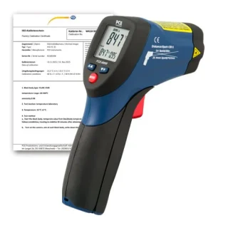 Termómetro infrarrojo PCE-889B-ICA incl. certificado de calibración ISO