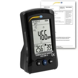Medidor de CO2 / dióxido de carbono PCE-CMM 10-ICA incl. certificado ISO