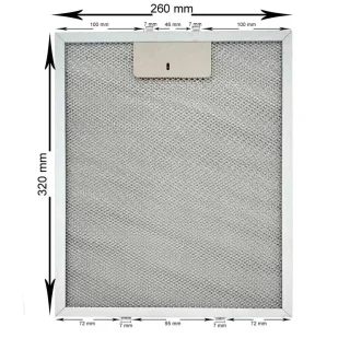 Filtro campana Teka DE60 40472918 260x320