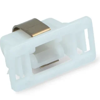 Clip bloqueo de maneta secadora Beko, Blomberg, Friac 2957700100