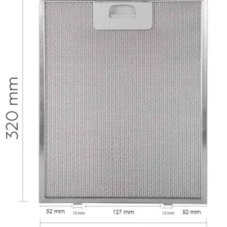 Filtro de campana extractora Cata, Nodor 2800905 260 x 320 mm