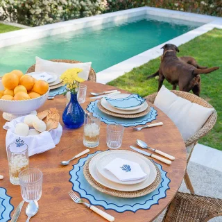 Mantel individual Navy