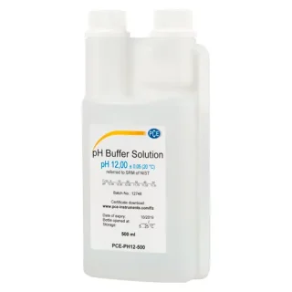 Solucion de calibración de pH 12 PCE-PH12-500